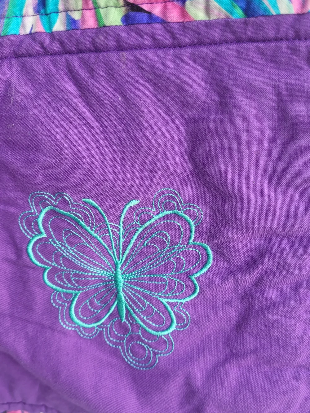 Purple Unicorn Patchwork Quilt - Home Bedding